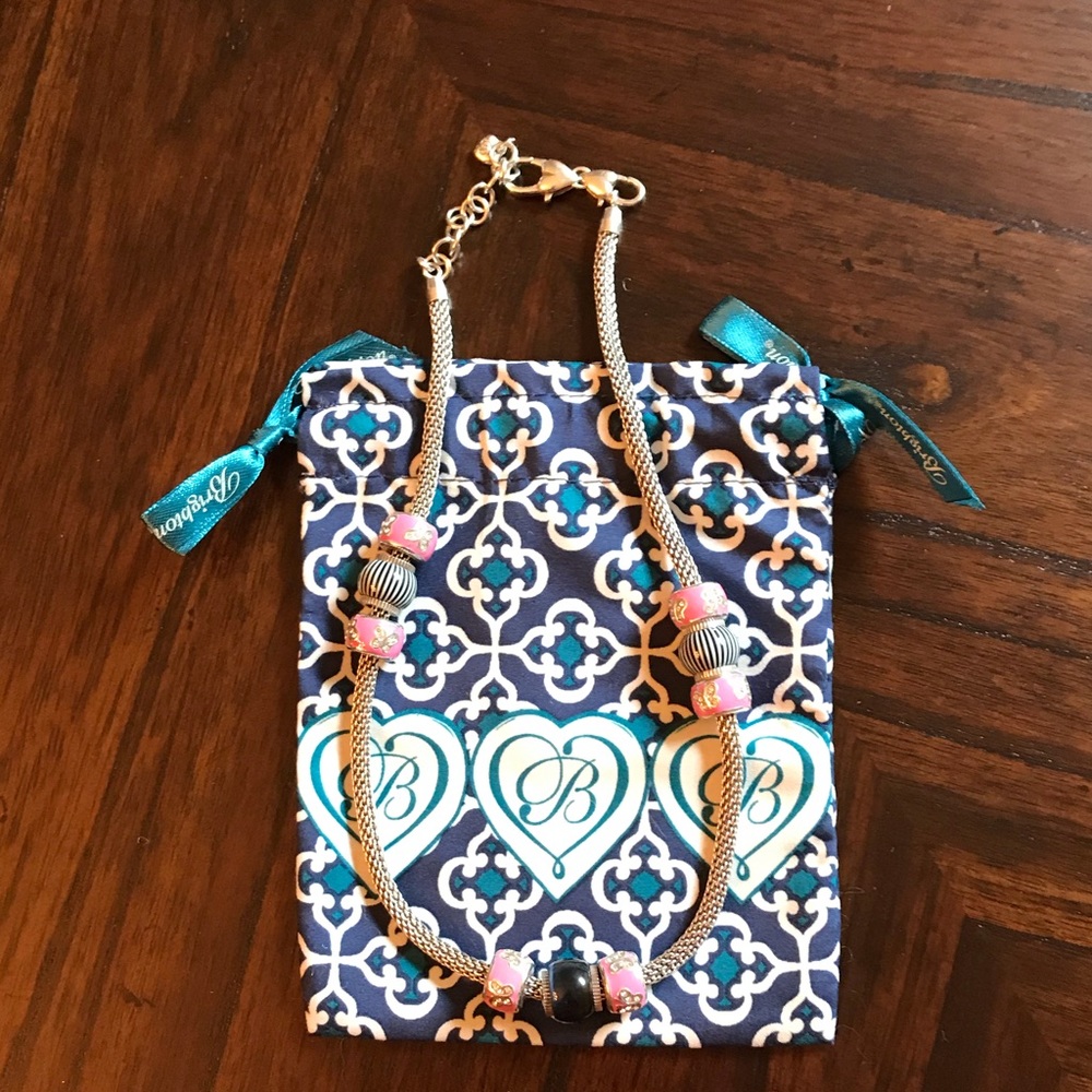 Brighton Beverly Glam Necklace with 9 beads/charms